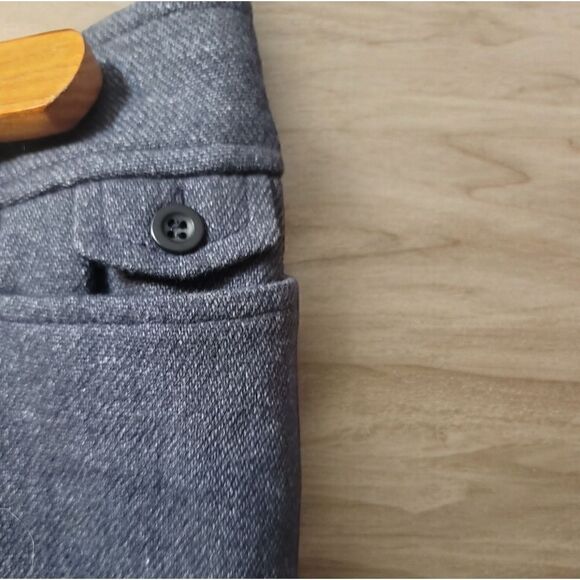 LOFT Grey Wool Dress Shorts Size 6 Petite - Picture 2 of 5